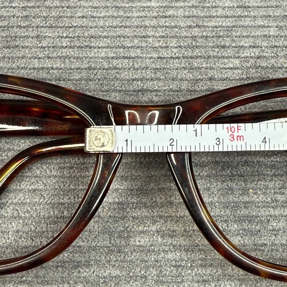 Vintage Tortoise Shell Cat Eye Y2K Eyeglass Frames Made in France Retro Style